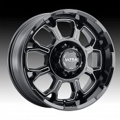 Ultra 124BM Commander Gloss Black Milled Custom Truck Wheels